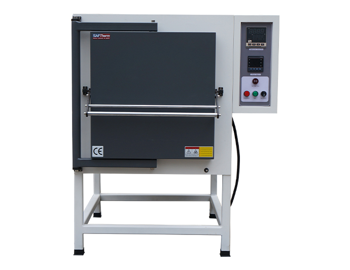 1200℃手動門小型工業(yè)爐